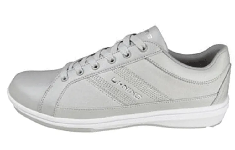 Li Ning Thermal Slip Resistant Low top Skateboard Shoes Men's Gray