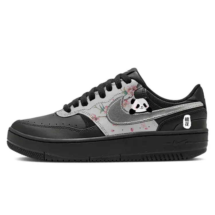 Nike Gamma Force Slip Resistant Abrasion Resistant Low top Skateboard Shoes Women's Black