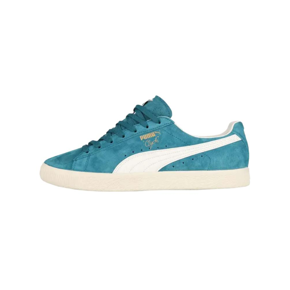 PUMA Clyde Premium Low top Skateboard Shoes Men's Blue