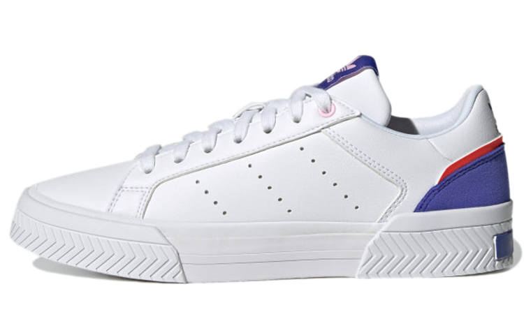 Adidas Originals Court Tourino Skateboard Shoes Women's Low Top Bright White