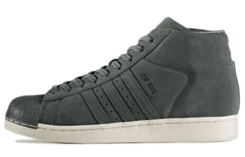 Adidas Originals Pro Model Skateboard Shoes Men's Mid Top Green