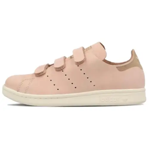 Adidas Originals Slip Resistant Abrasion Resistant Low top Skateboard Shoes Women's Light Pink