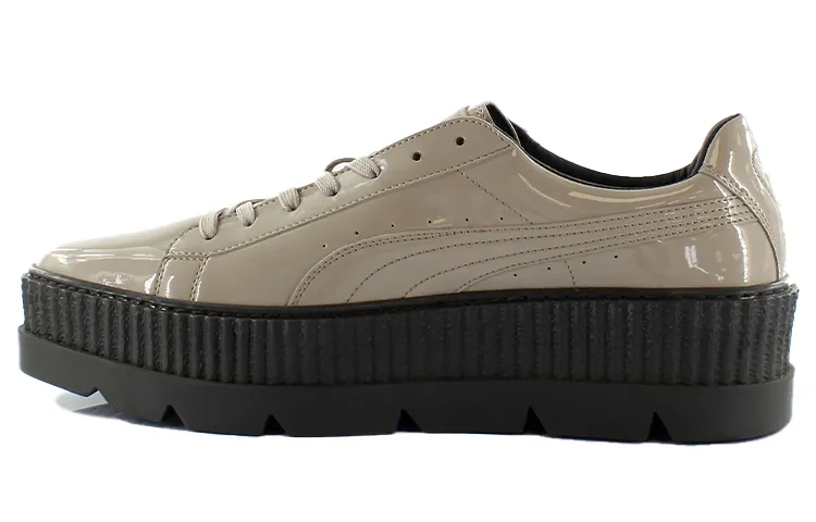 PUMA Fenty X Pointy Creeper Street Style Plain Leather Abrasion Resistant Height Increasing Low top Skateboard Shoes