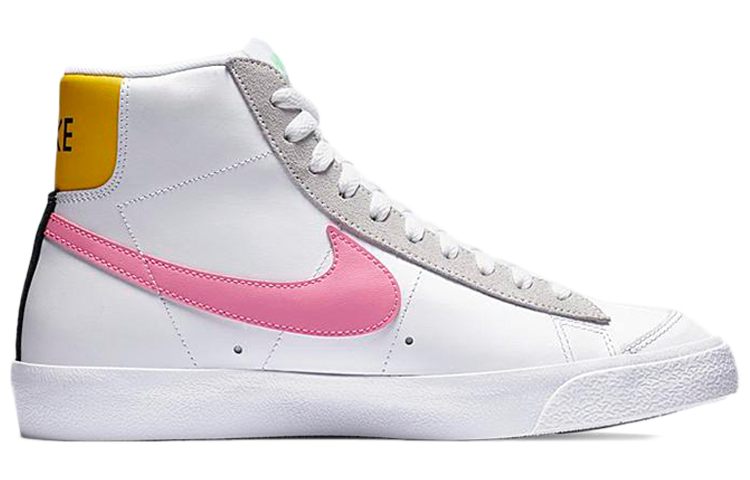 Женские кеды Nike Blazer 77 (бело-сине-розовые) — Белыйсинийрозовый — фото 2