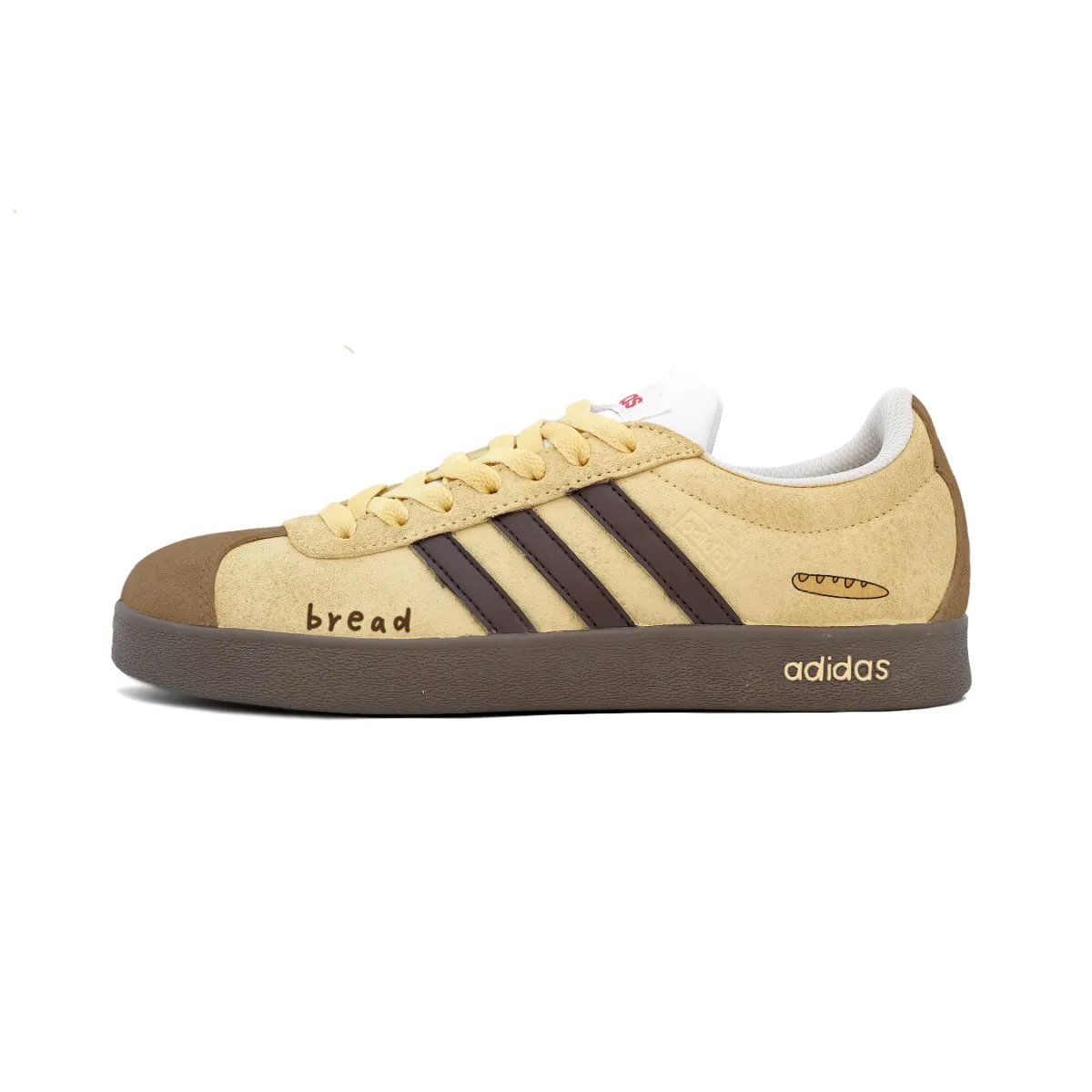 Adidas VL COURT 2.0 Cushioning Abrasion Resistant Cushioning, Wear Resistant Low top Skateboard Shoes Unisex Brown