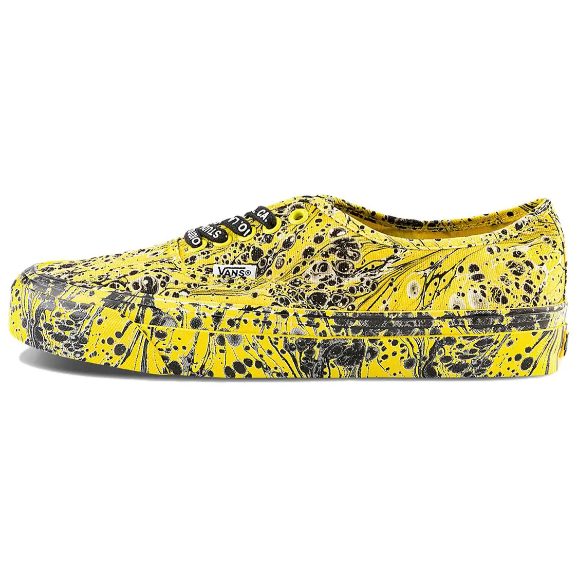 SR Studio LA. CA. x Vans Old Skool 36 Classic And Versatile Skateboard Shoes Unisex Yellow