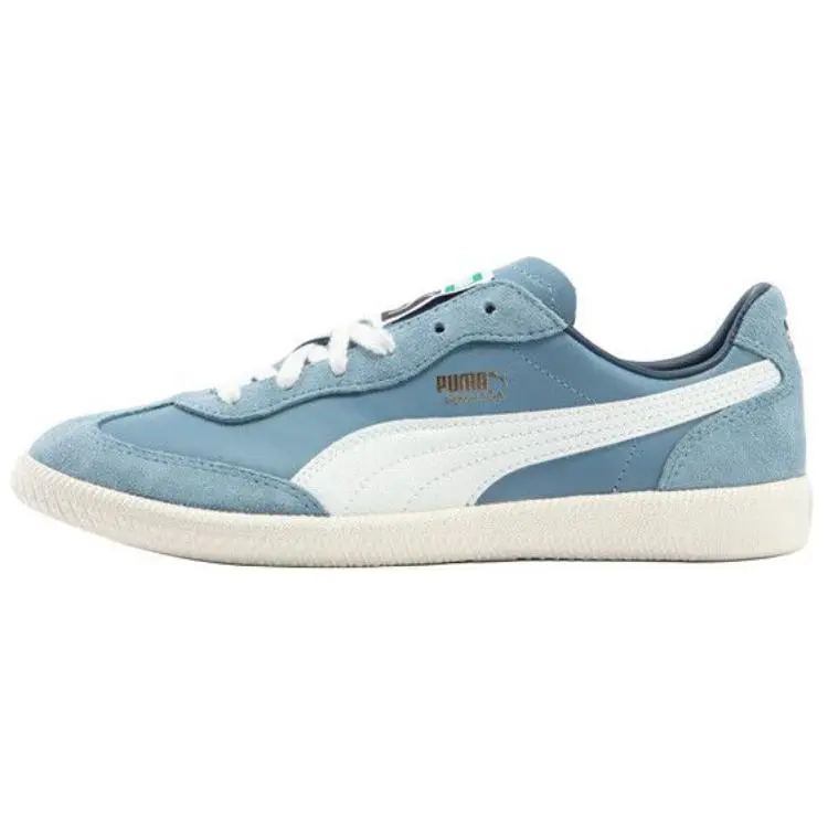 PUMA Liga Wear resistant And Lightweight Low top Skateboard Shoes Unisex Blue White