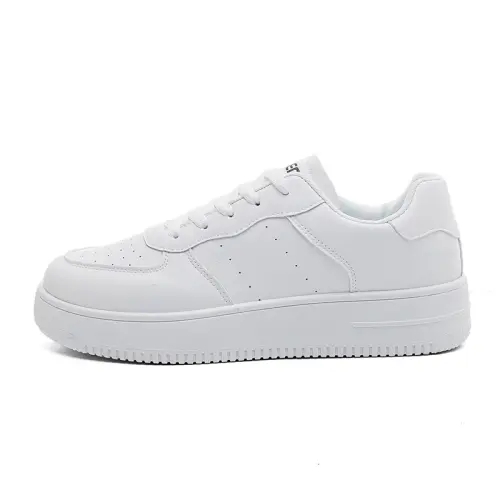 RENBEN Breathable And Wear resistant Low top Skateboard Shoes Men's White