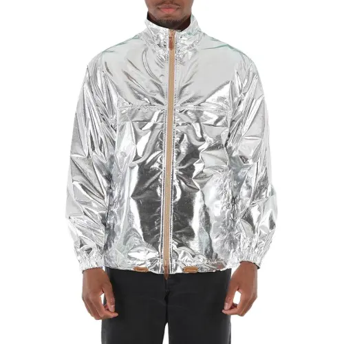 Burberry Jackets & Coats Men's Silver