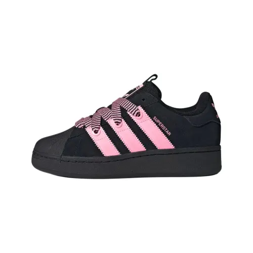 Adidas Originals SUPERSTAR XLG Suede Low top Skateboard Shoes Women's Black