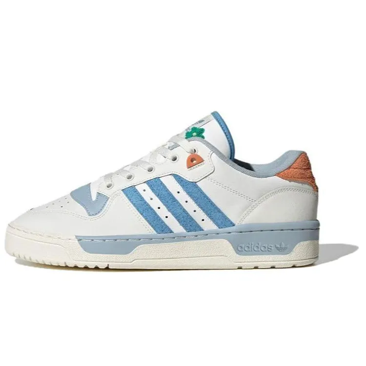 adidas originals Rivalry Low White Light Blue Women's
