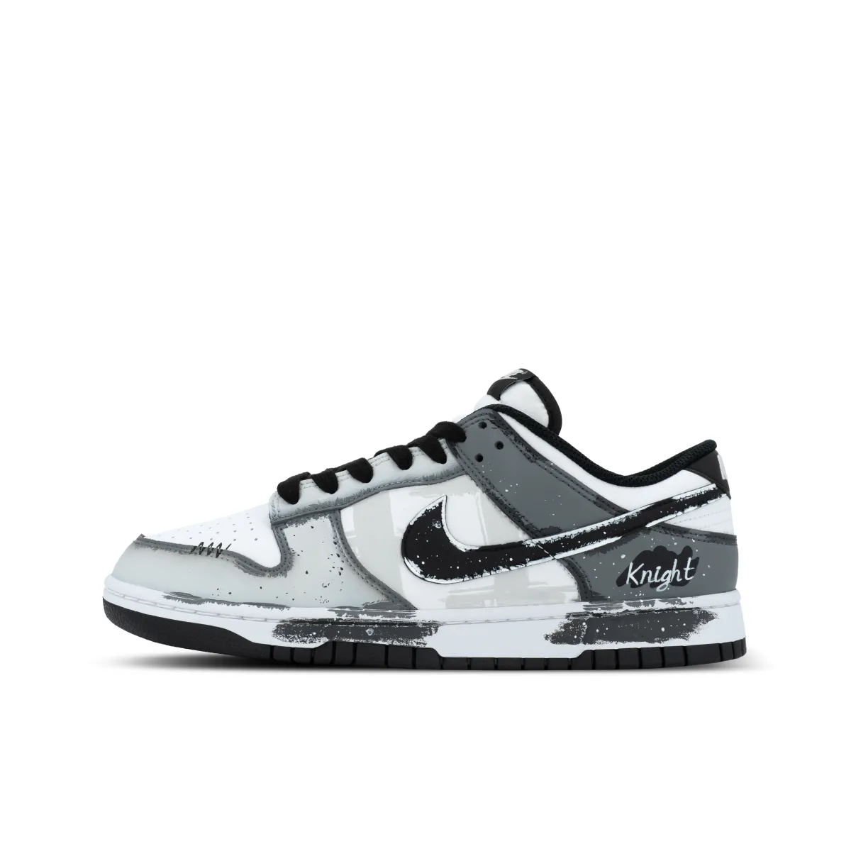 Nike Dunk Optimus Primal XJDD Ash Knight Low top Skateboard Shoes Unisex Gray White
