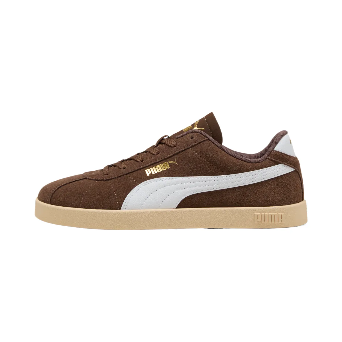 PUMA Club 2 Breathable Low top Skateboard Shoes Unisex Brown