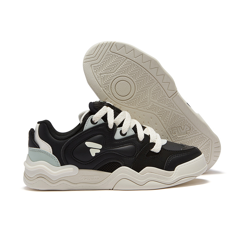 Женские кеды Fila Kickdx (черно-серые) — 黑/灰海洋 — фото 4