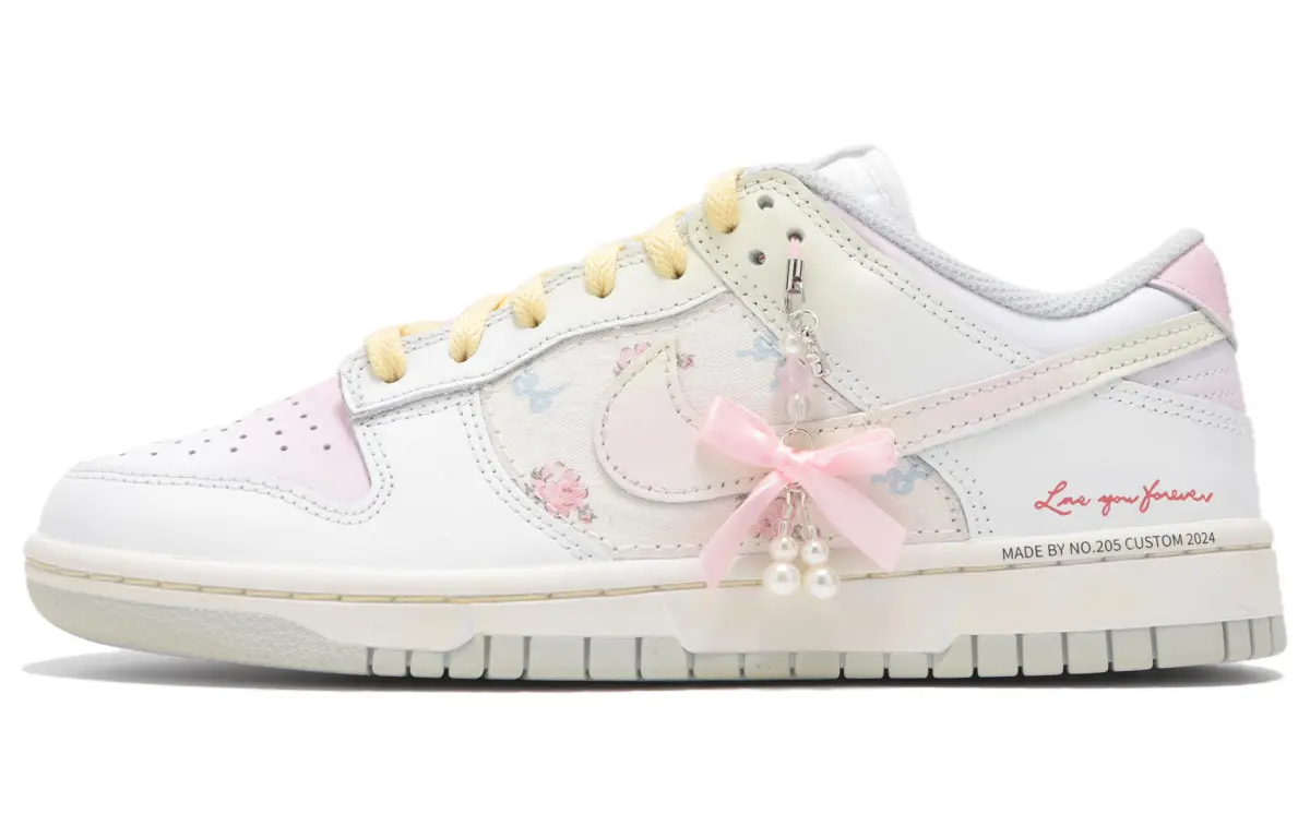 Nike Dunk Cushioning, Wear Resistant Low top Skateboard Shoes Women's White