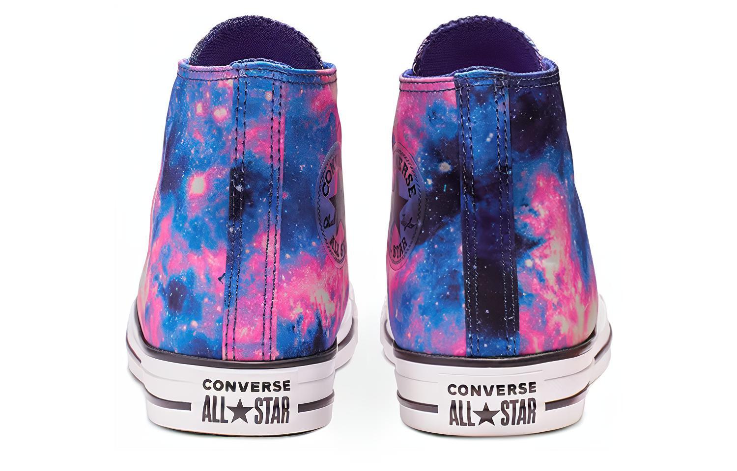 Женские кеды Converse 1970s "Miss Galaxy" High (сине-фиолетовый) — 星空 — фото 5