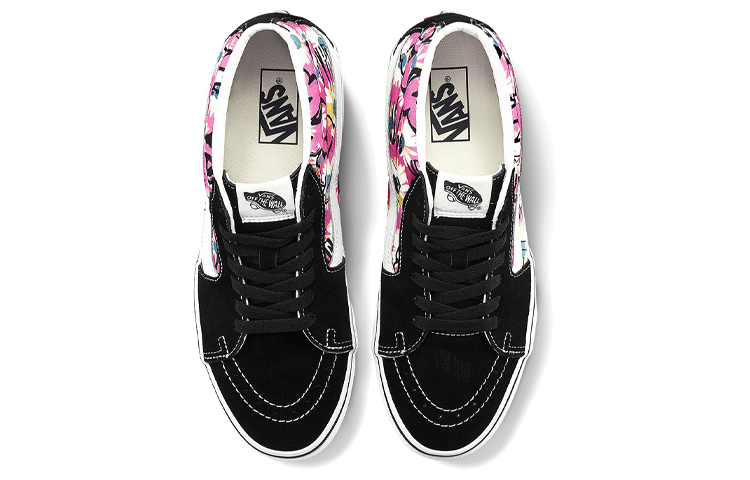 Кеды Vans SK8 (черно-бело-фиолетовые) — фото 4