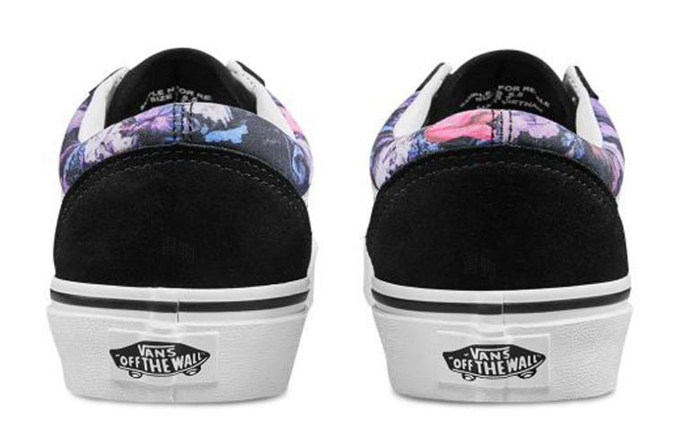 Кеды Vans Old Skool (черно-фиолетовые) — фото 4