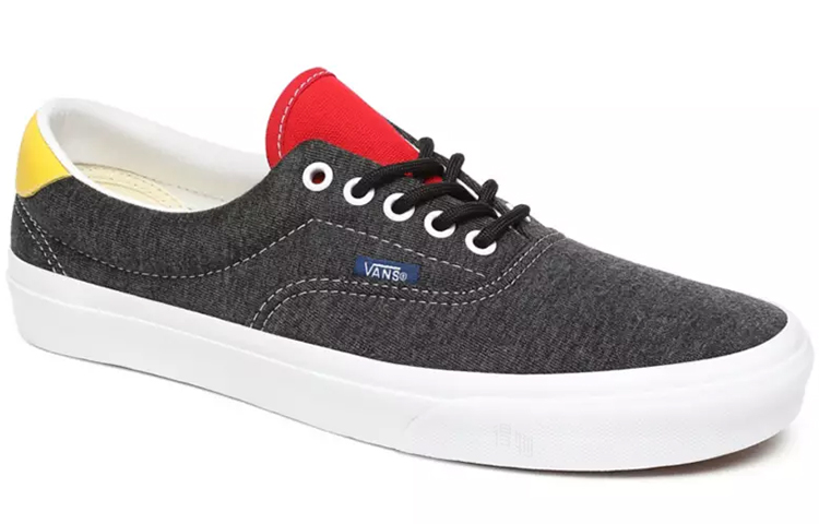 Кеды Vans Era Coastal 59 (черно-желто-красные) — фото 3