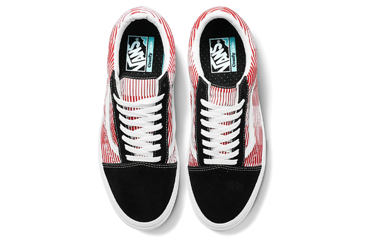 Кеды Vans Old Skool (красно-белые) — фото 4