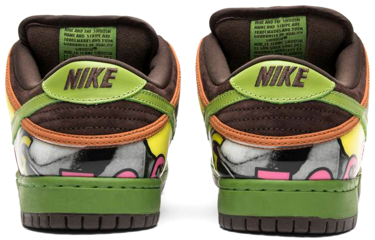Кеды Nike Dunk SB OG (коричнево-зеленые) — 巴洛克棕色/高原绿 — фото 4