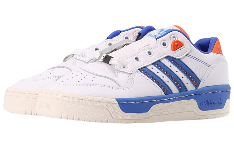 Кеды Swarovski x adidas originals Rivalry (бело-синие) — фото 3