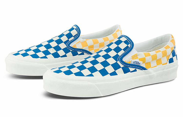 Унисекс кеды Vans Style 98 (сине-желтый) — фото 2