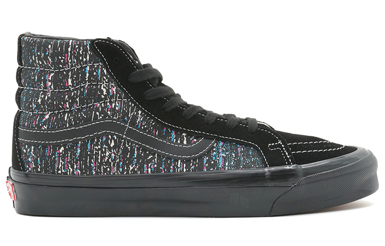 Кеды Vans SK8 Lx (разноцветные) — Чёрный / синий / белый / красный — фото 2