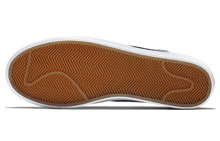 Кеды Nike Blazer PRM VNTG Suede (черный / белый) — Чёрный / белый — фото 6