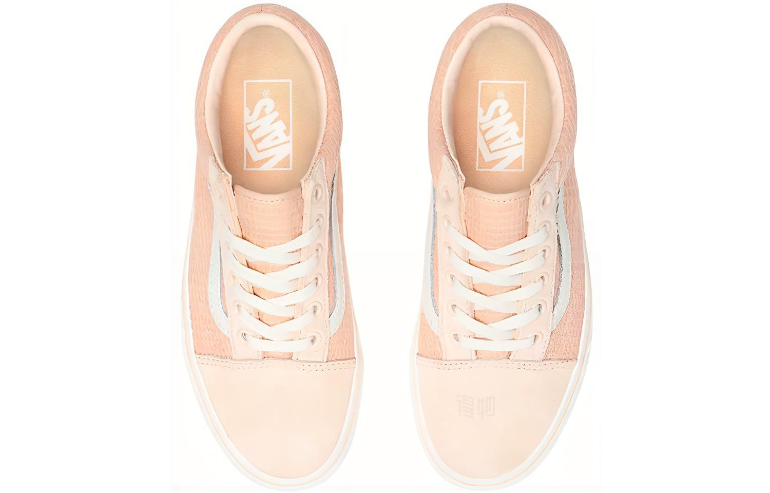 Женские кеды Vans Old Skool (светло-розовый) — фото 4