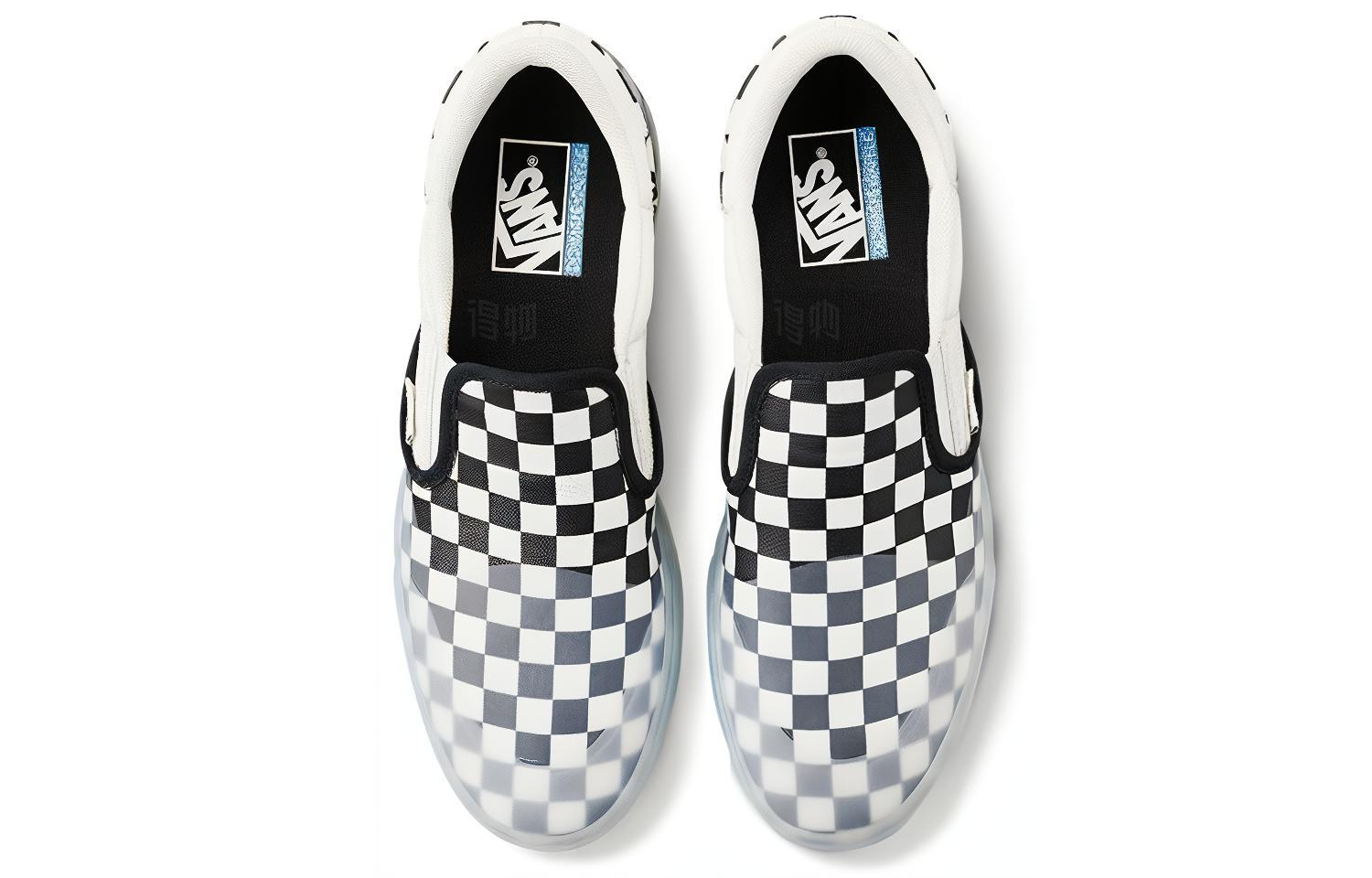 Кеды Vans slip-on Mod (черно-белые) — фото 3