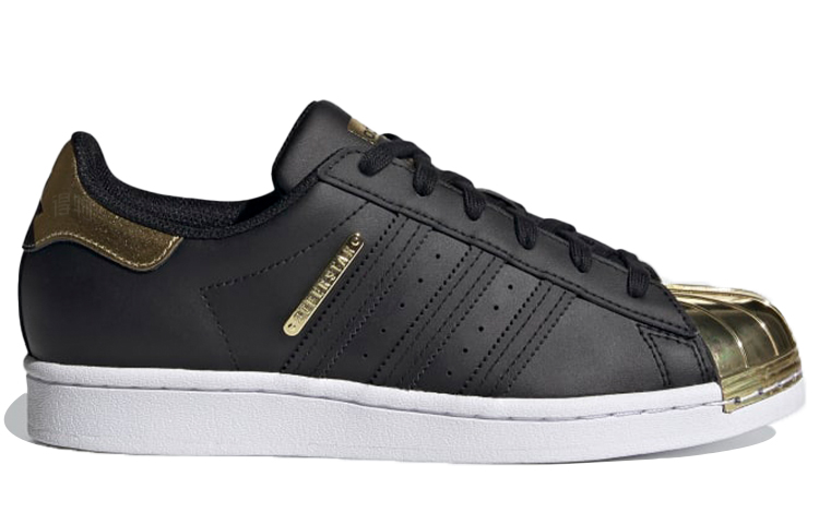 Женские кеды adidas originals Superstar Mt (черно-золотые) — фото 2