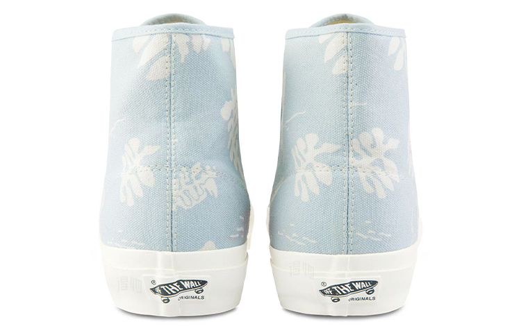Кеды Vans Style 24 (синие с принтом) — 蓝色印花 — фото 5