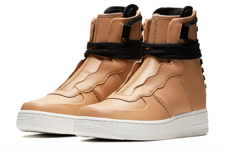 Женские кроссовки Nike Air Force 1 Rebel XX (желтые) — Жёлтый — фото 3
