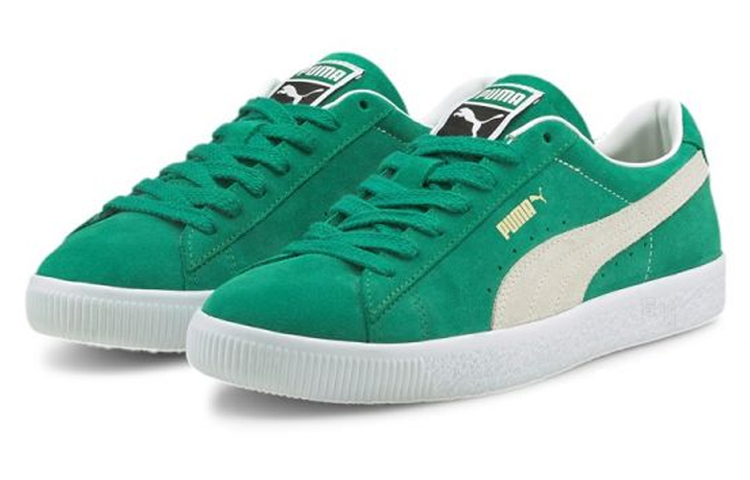 Кеды PUMA Suede Vintage Vtg (зелено-белые) — фото 2