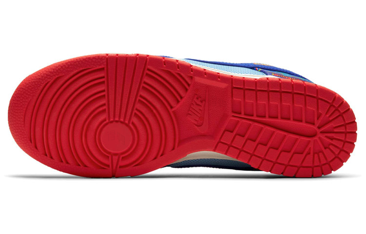 Женские кеды Nike Dunk Retro OG (сине-красный) — Синий / красный — фото 6