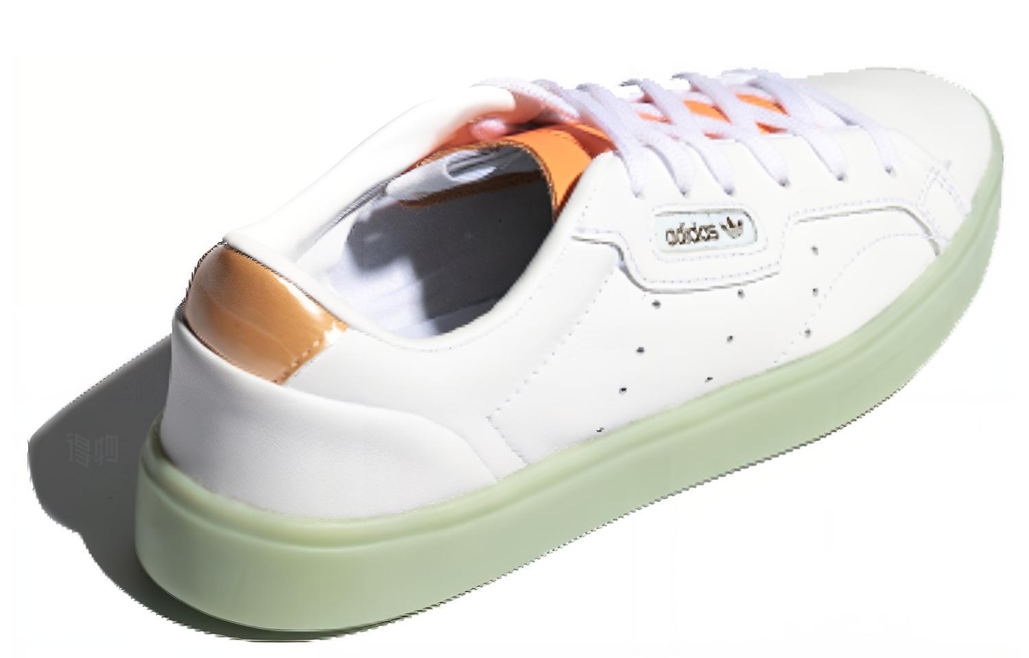 Женские кеды adidas originals Sleek (белые) — Белый — фото 3