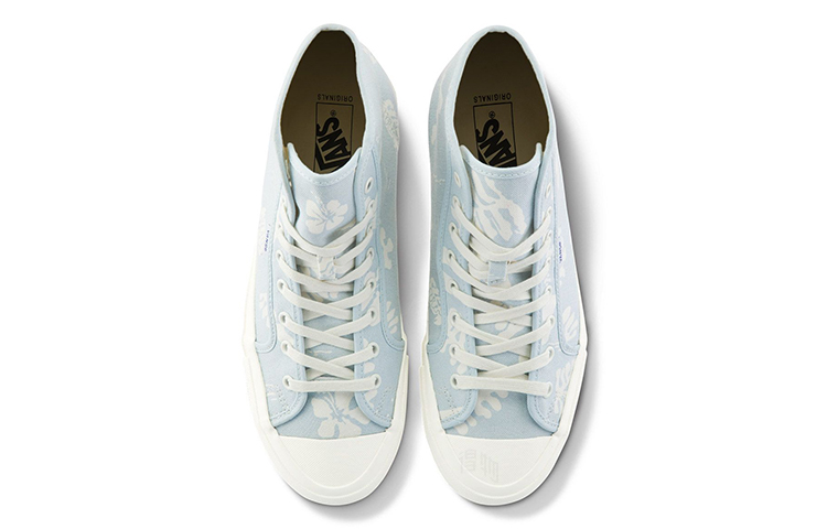 Кеды Vans Style 24 (синие с принтом) — 蓝色印花 — фото 4