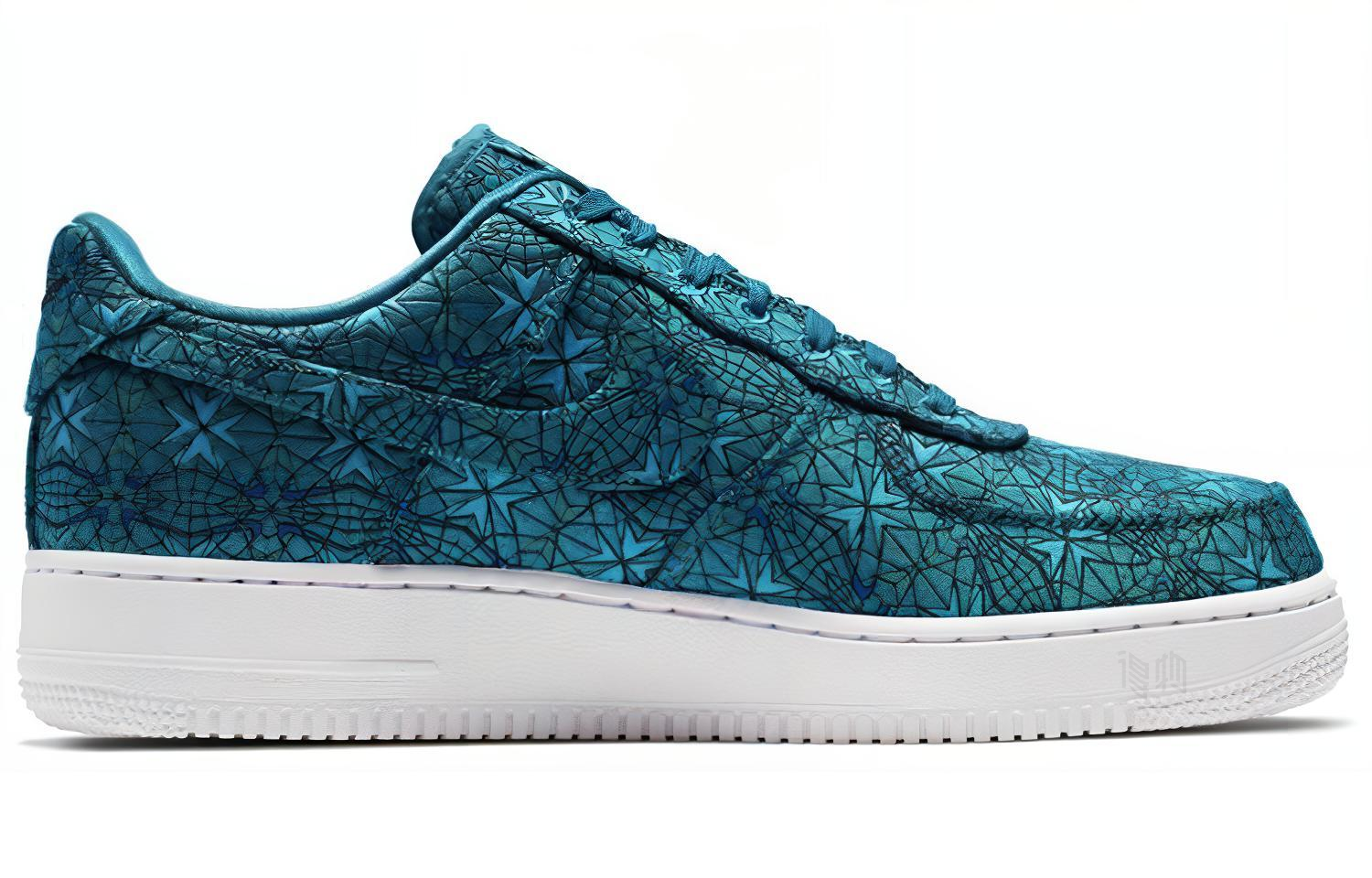 Кроссовки Nike Air Force 1 Premium OG (зеленые) — Зелёный — фото 2