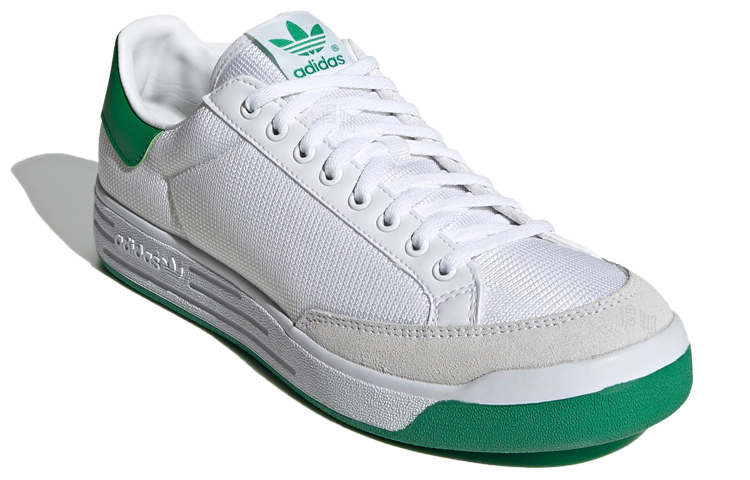Кеды adidas originals Rod Laver (бело-зеленые) — фото 3