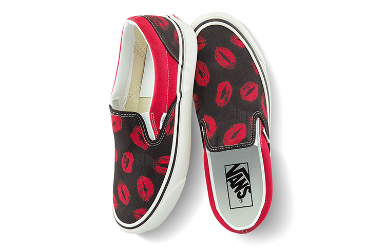 Кеды Vans slip-on 98 Dx (красно-черные) — фото 4