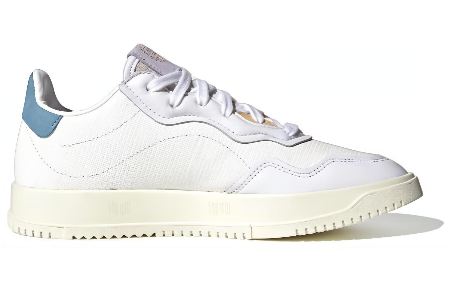 Женские кеды adidas originals Premiere Sc (бело-фиолетово-розовые) — фото 2