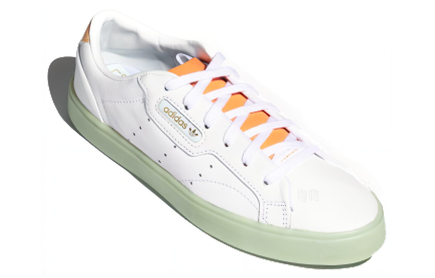 Женские кеды adidas originals Sleek (белые) — Белый — фото 2