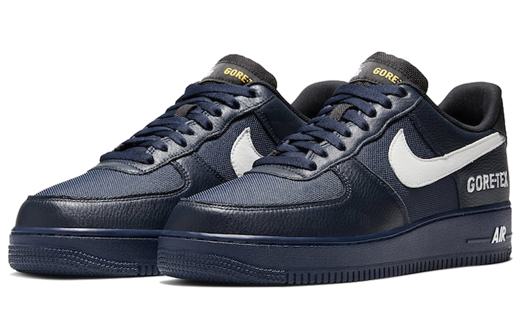 Кроссовки Nike Air Force 1 Gore-Tex (темно-синие) — Тёмно-синий — фото 3