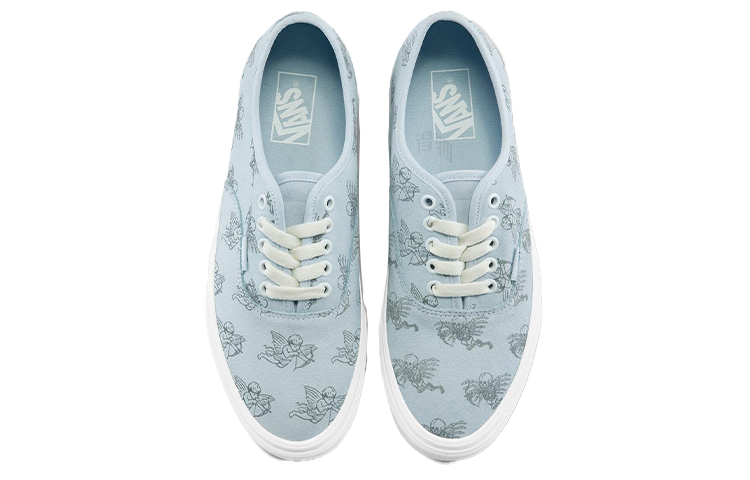 Женские кеды Vans Authentic (серо-белые) — фото 4