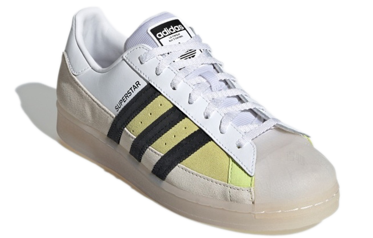 Кеды adidas originals SUPERSTAR (белый / хаки) — фото 3