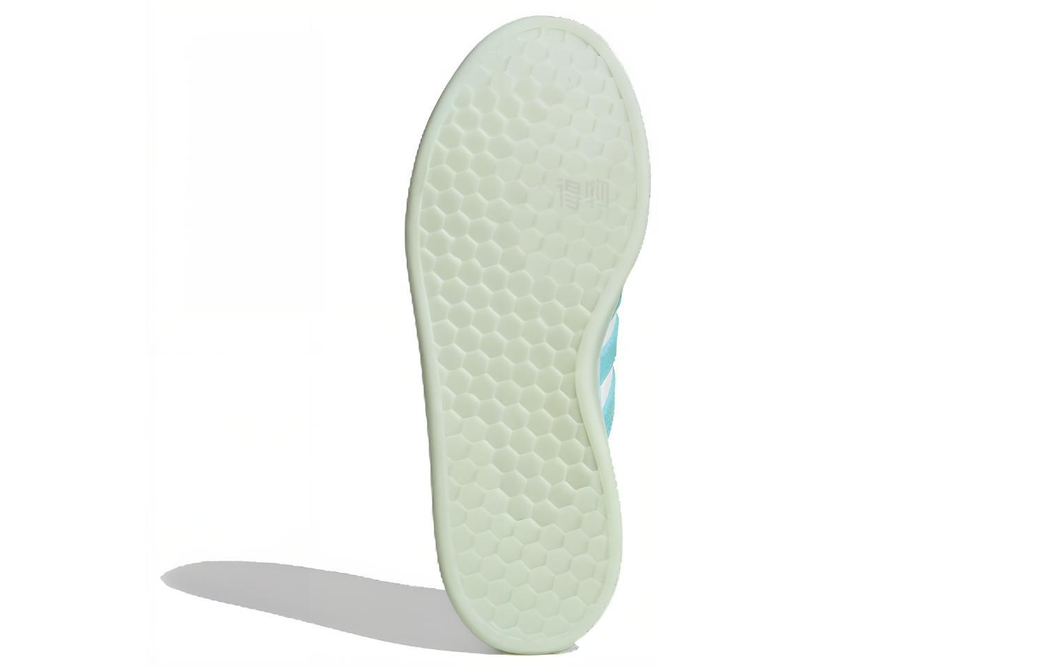 Женские кеды adidas neo Grand Court (белый / зеленый) — Белый / зелёный — фото 6