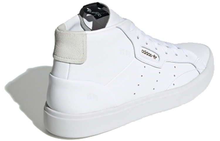 Женские кеды adidas originals Sleek Mid (белые) — фото 3