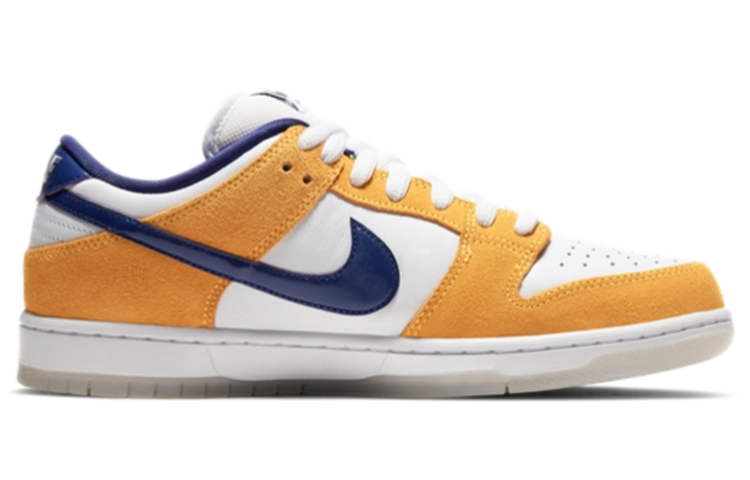 Кроссовки Nike Dunk SB Pro "laser orange" (фиолетово-золотые) — фото 2
