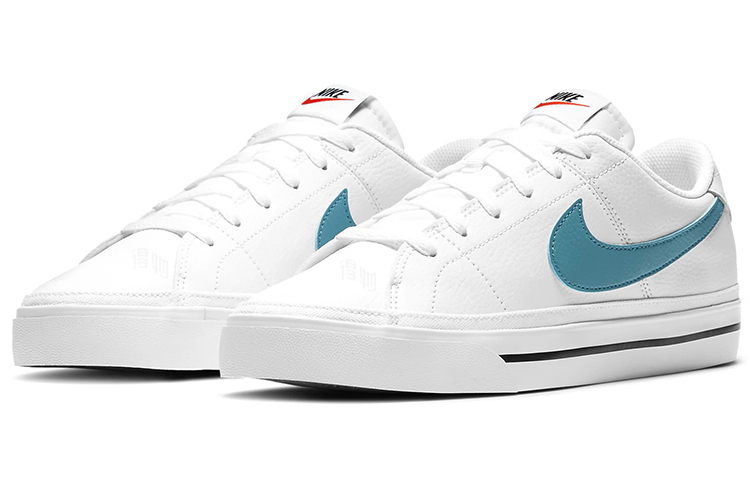 Мужские кеды Nike Court Legacy (бело-синие) — фото 3